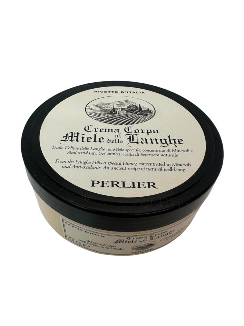 Perlier Miele al Delle Langhe Body Cream 6.7 fl oz Brand New Sealed